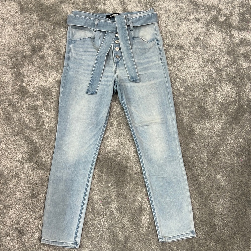 Express high waisted jeans